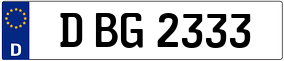Truck License Plate